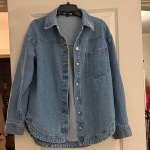 Grey Lab Denim Shirt Jacket